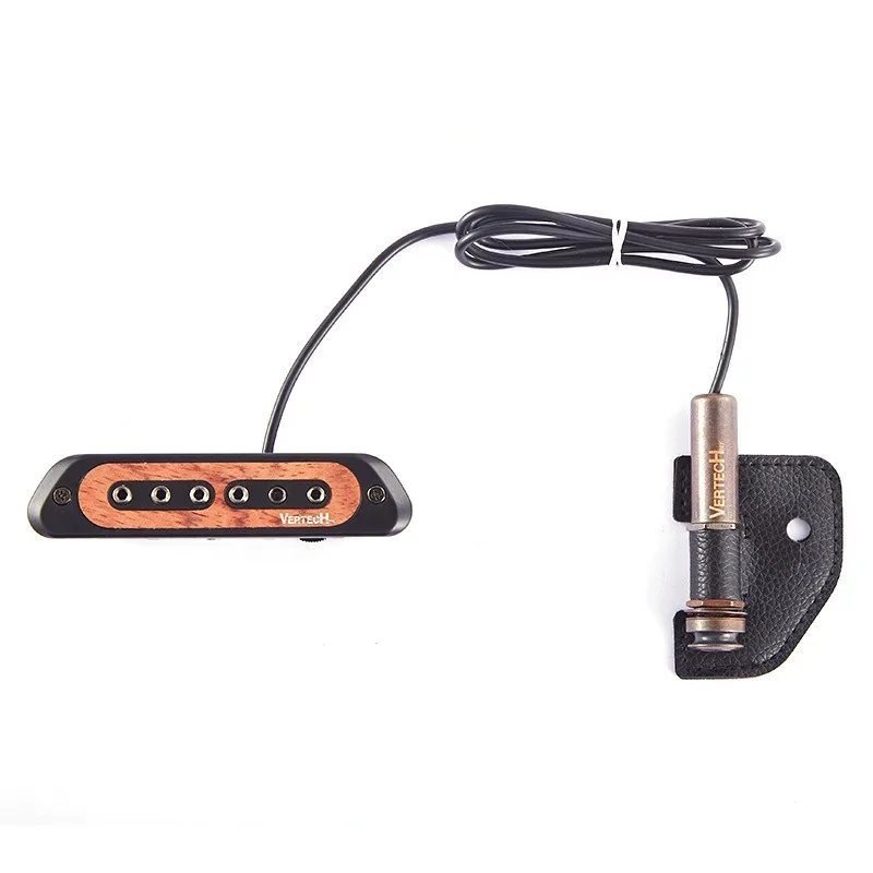 VERTECH folk guitar dedicated pickup for acoustic guitar with no hole opening and high sensitivity pickup for acoustic