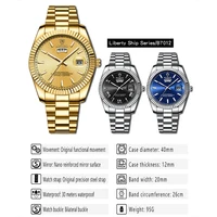 Montre sport de luxe BINBOND pour homme, étanche, lumineuse, avec date, quartz, acier inoxydable, montre homme, reloj masculin 6