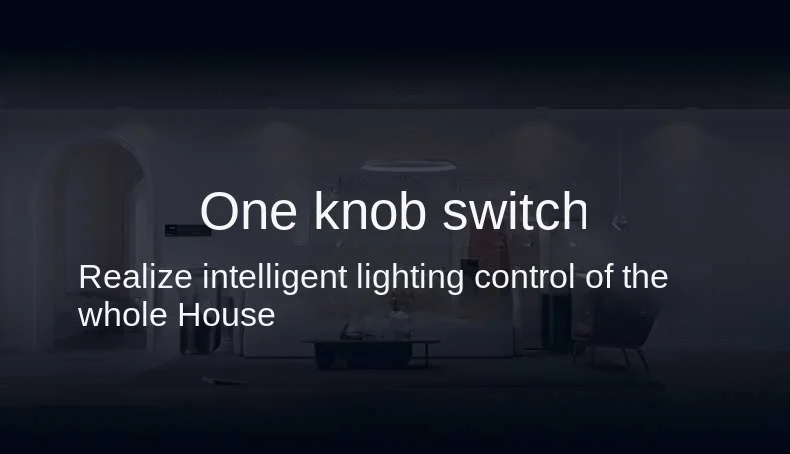 Smart Dimmer Switch H1 Wireless Rotary Switch Intelligent Adjustment Light Brigh