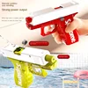 Children's water gun, manual continuous  Ges.m.b.H. water gun, boys and girls playing with bucket cooling toys in summer 2