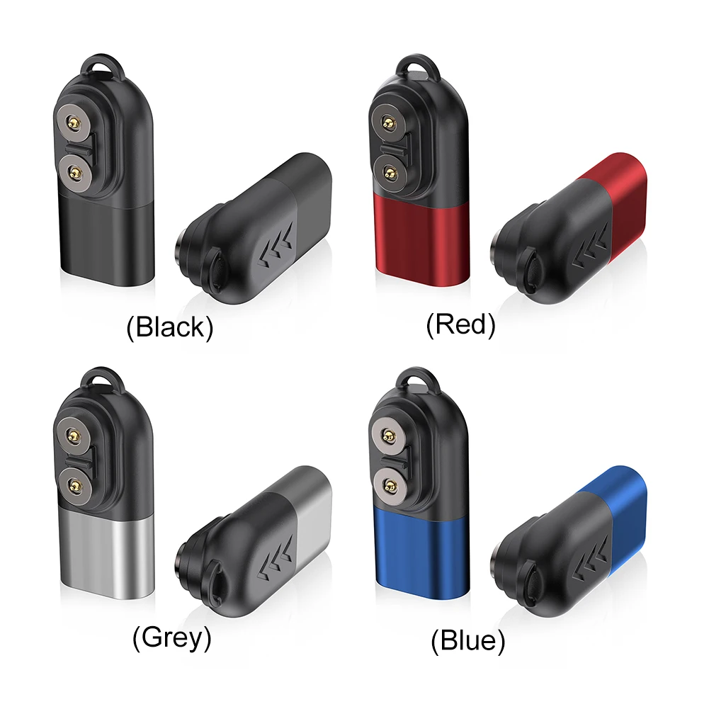 Magnetic Tip Adapter with Overload Guard Flashlight Charging Converter Magnetic USB C Adapter Charger for Flashlights Headlamps