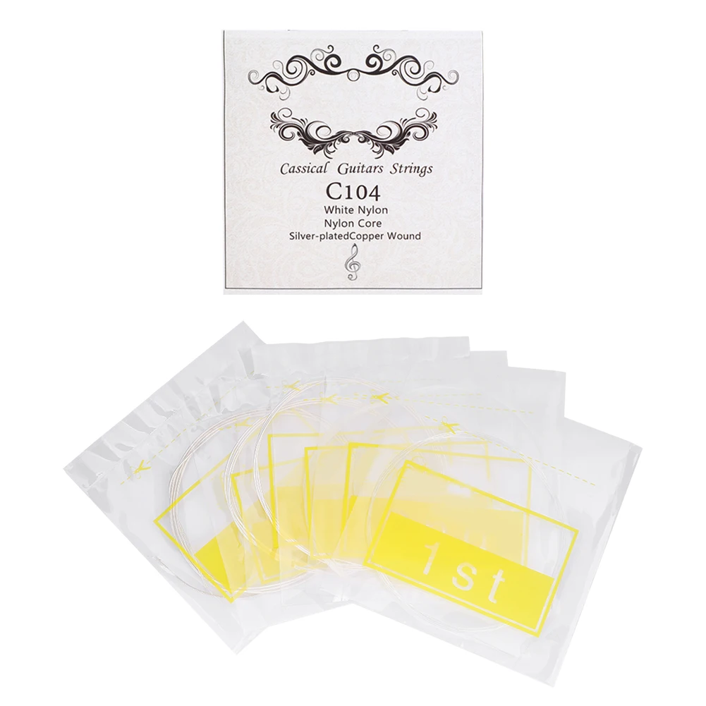 1 Set Classical Guitar Strings Nylon Guitar Wire Strings Classic Guitar Rope String Guitar Accessories Musical Instrument Parts