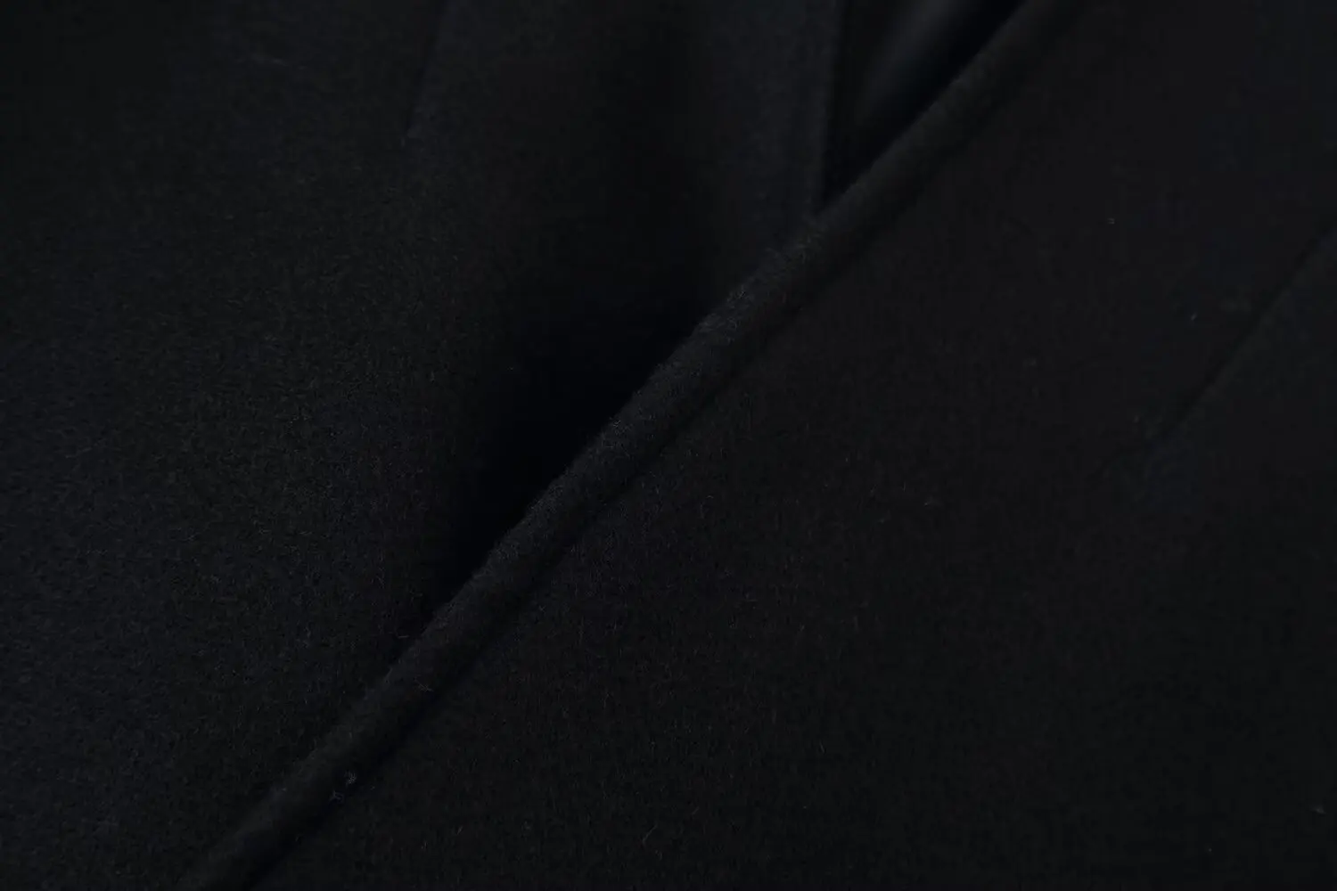 HH Frau Elegante Lange Ärmel Taille Warme Lange Mantel Weibliche Winter einreiher Stehkragen Taschen Solide Woolen mantel – Detail 6