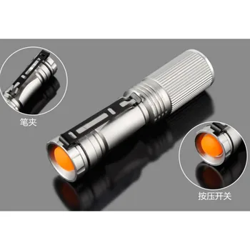 LED Tactical Flashlight Waterproof lanterna Super Bright LED Zoomable Pocket-Size Small LED Flashlight for Hiking Camping 3