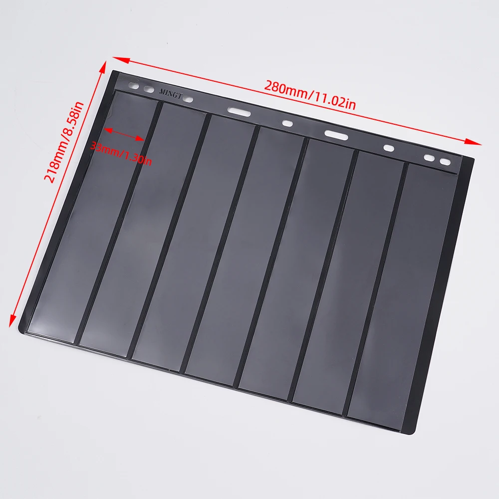 Stamps Grid Stamp Page Collection Stamps Album Holders Sheets Clear PVC Loose-leaf Inners Refill Page 10PCS not including Cover stamp album inners