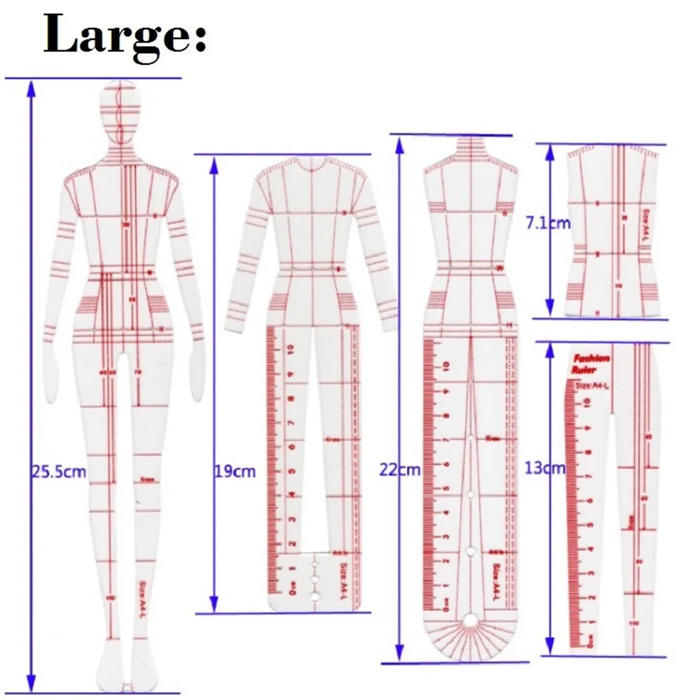 Como Escolher a Melhor Regua de Modelo Humano para Desenvolver suas Ideias  de Roupa com Precisão, image size:1001x1001