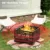 26 Inch Outdoor Wood Burning Fire Pit with Mesh Cover and Fire Poker Large Square Metal Fireplace Ideal for Patio Backyard Gard 6