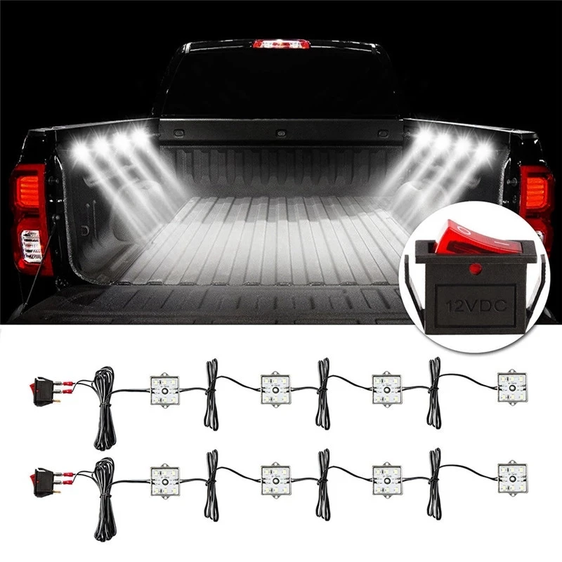 

48LED Автомобильная крыша, искусственная задняя крыша, внутренняя подсветка, интерьер, освещение, подходит для RV, освещение