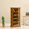 1/12 Dollhouse Bookshelf Storage Cabinet Miniature Closet Book Table Cabinet Shelf Model Dollhouse Furniture Decor DIY Toys 3