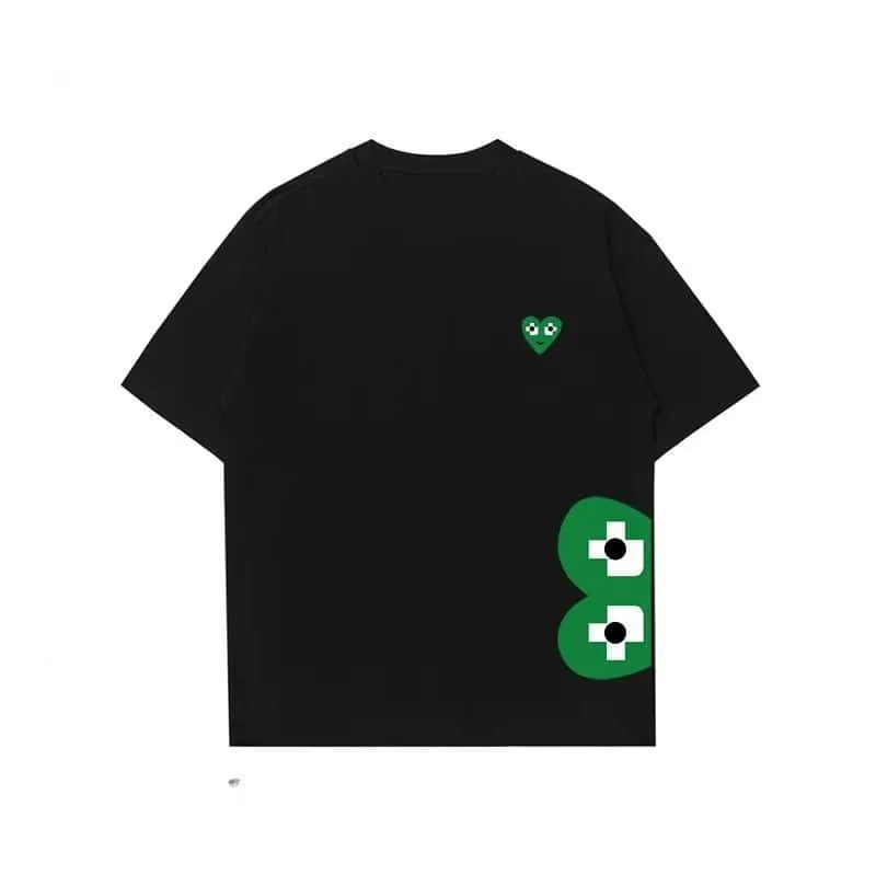 Loose Short Sleeved T Shirt Fashion Brand Pattern Printed Cotton Short Sleeve T-Shirt Street Style Breathable Couple