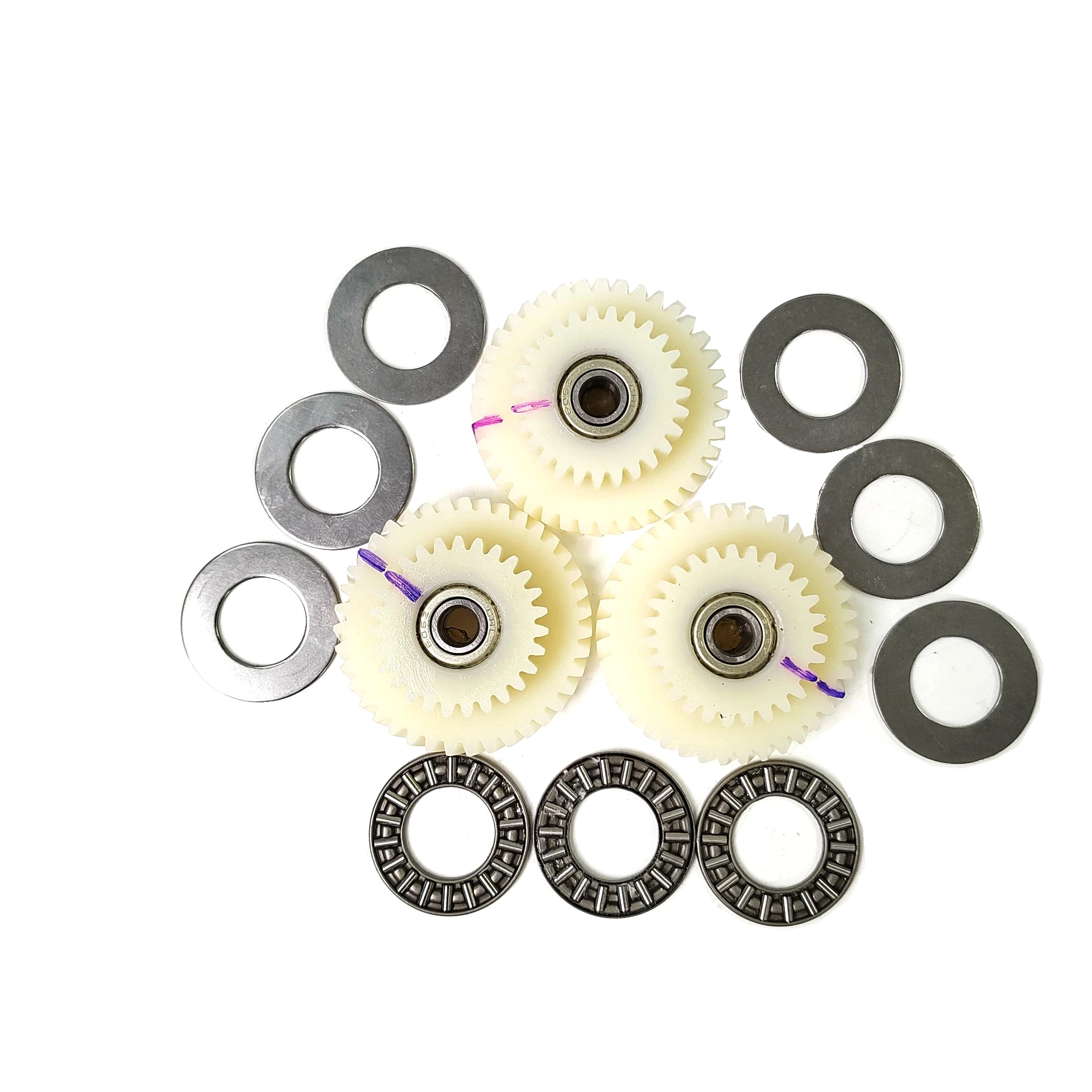 

AKM Motor 100SX Nylon Gear Spare Part Aikema 3Pcs 27-39 Teeth Number Helical Internal With Bearing