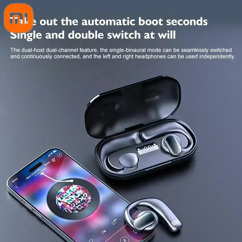 

Беспроводные наушники Xiaomi Mijia, Bluetooth наушники, спортивные наушники с костной проводимостью, 9D Hi-Fi стерео наушники-вкладыши, гарнитура для IPhone S900/S901