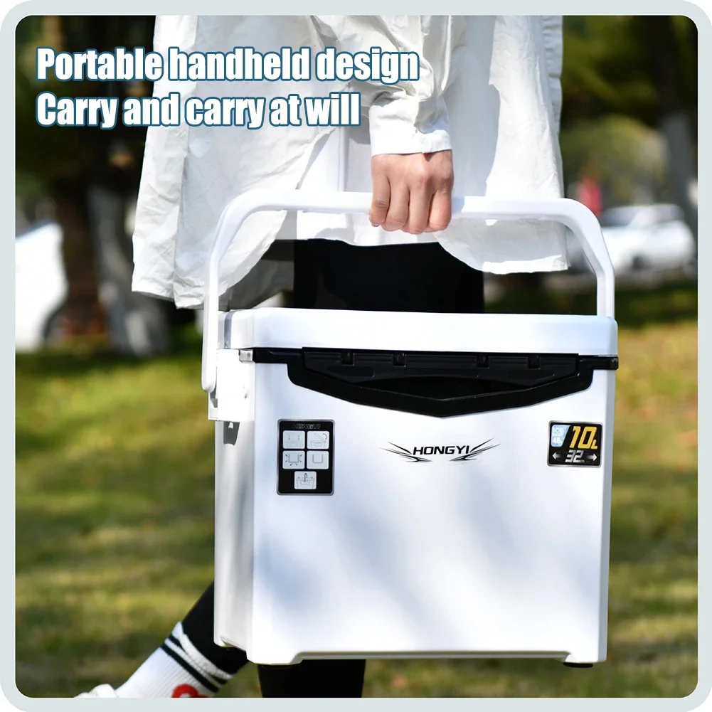 Refrigerator 10L Camping Portable Insulation Refrigeration Outdoor Food and Beverage Refrigeration Box Camping Sea Fishing Box