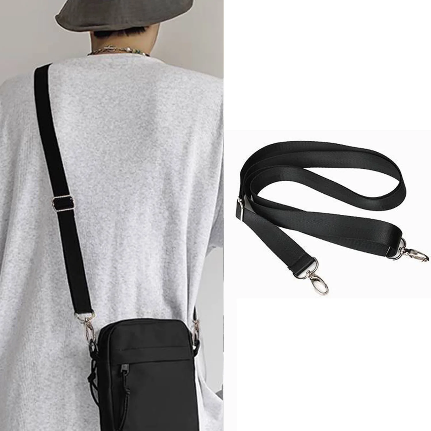

1 PC Bag Strap Handbag Belt Wide Shoulder Bag Strap Replacement Strap Accessory Bag Part Adjustable Belt For Bags