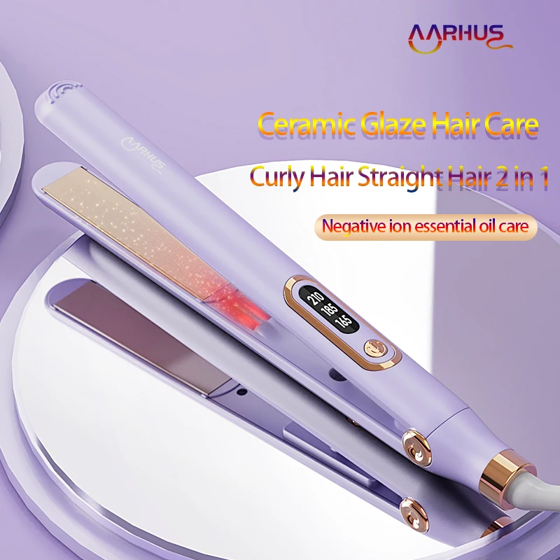 Women's Electric Hairbrush For Xiaomi Straight Hair Curly Hair 2 in 1 Negative Ion Care 10 Seconds Quick Heating Hairbrush