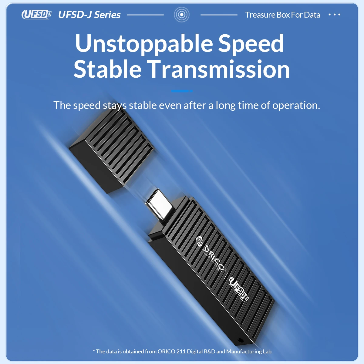ORICO-Metal USB Flash Drives com interface tipo