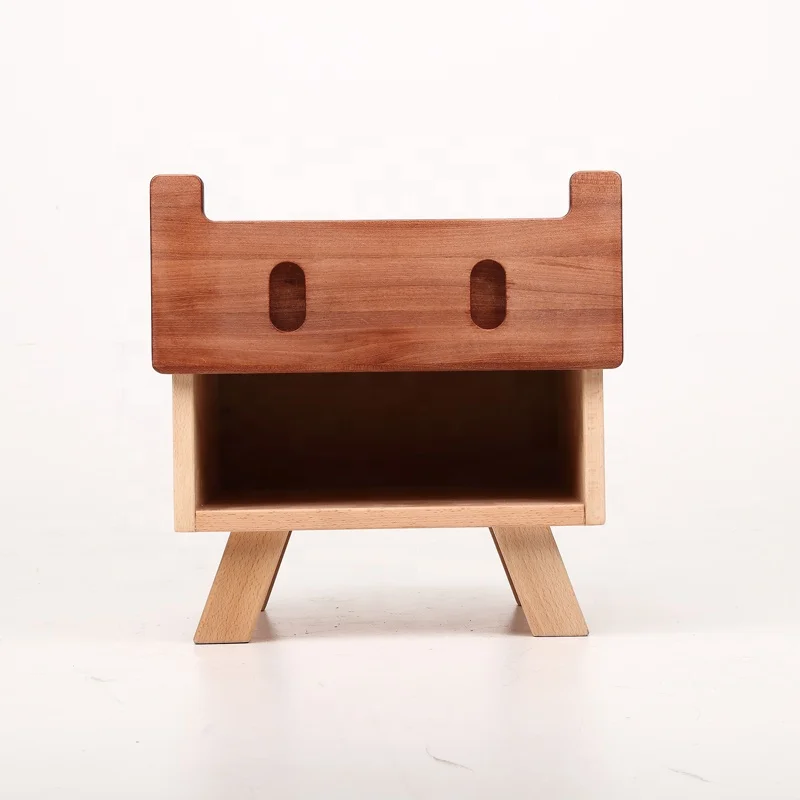 *Children's bedside cabinet Modern minimalist bedside storage cabinet table