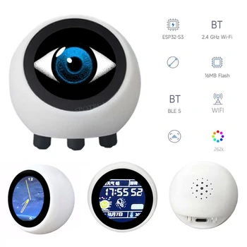 AI Chat vocale Robot Schermo LCD da 1,28 pollici Scheda di sviluppo ESP32-S3 Robot desktop intelligente con/senza funzione touch Regali di compleanno per bambini