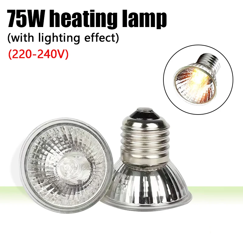 Тримач лампи для обігріву рептилій UVA UVB Light Поворотний точковий світильник для гріння Імітація сонячного світла для черепахи Ящірки з можливістю затемнення 220-240 В