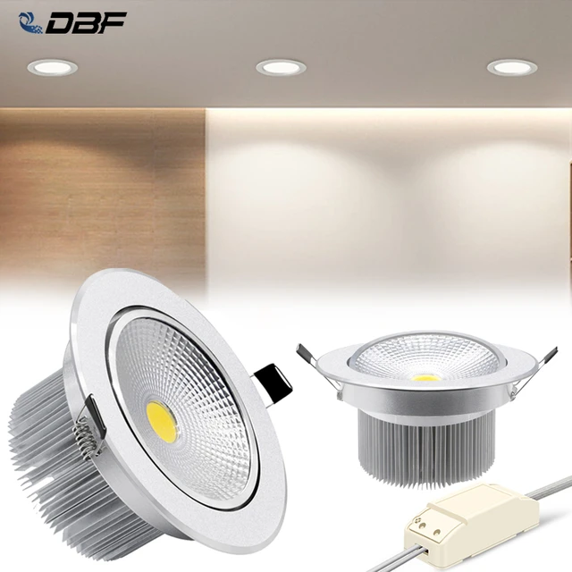 Foco LED empotrable, luz de techo regulable de 6W, 9W, 12W, 15W, 21W, CA de  220V, gran oferta - AliExpress