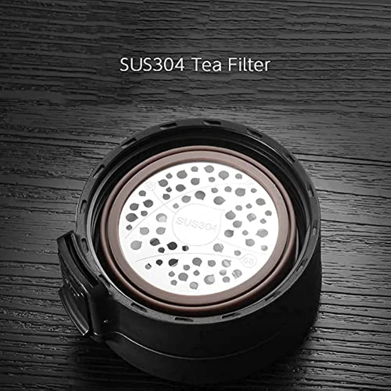 380/500ml Thermos Coffee Cup Tea Mug Double Layer Stainless Steel Vacuum Insulated Metal Thermos Outdoor Sports Water Bottle Kitchen