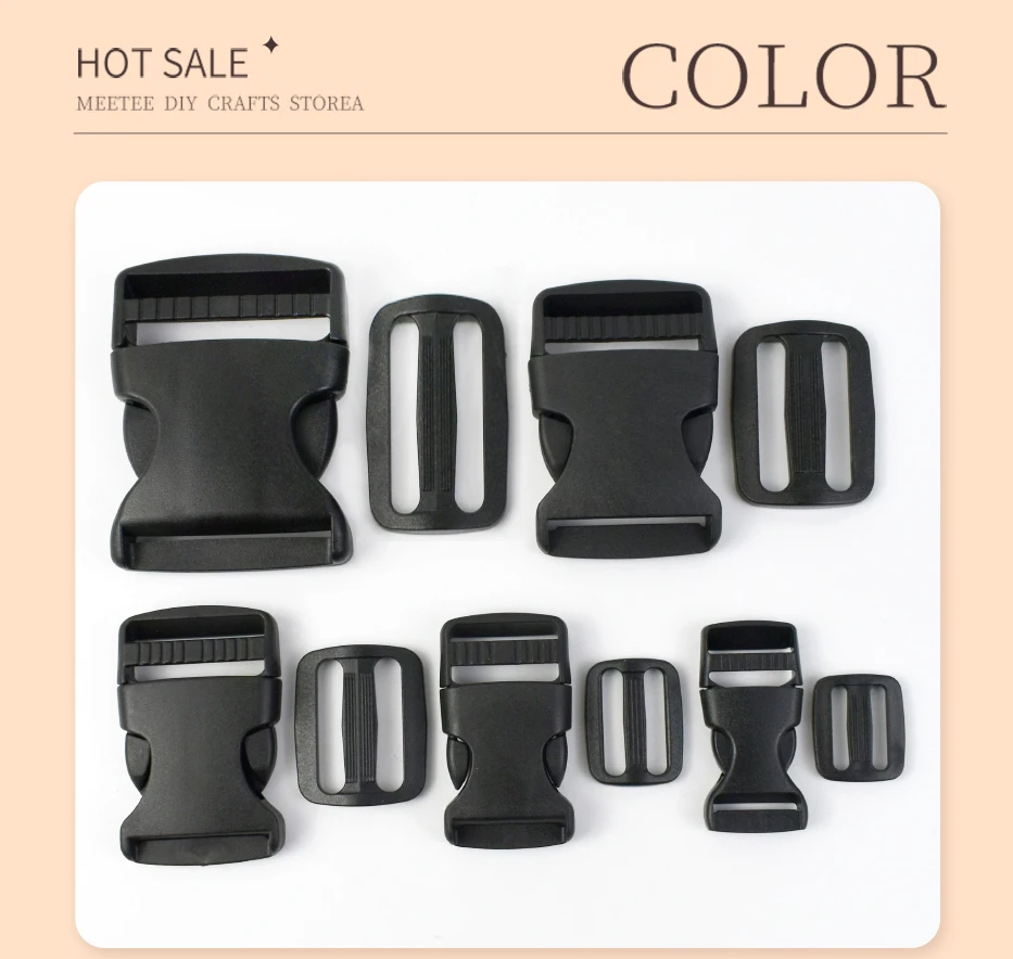 PRETYZOOM 30pièces Boucle Clip Plastique De Colorés Boucle De