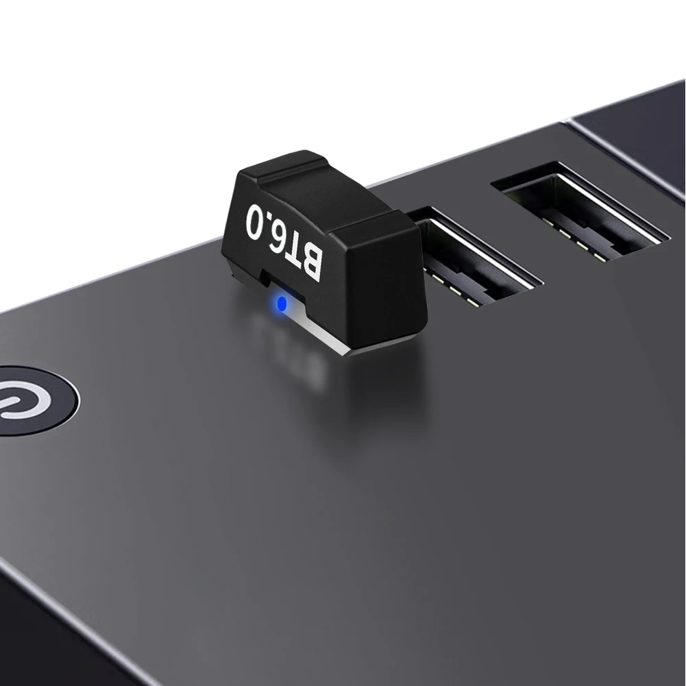 BT 6.0 어댑터 USB BT 6.0 동글 플러그 앤 플레이 무선 BT 송수신기 PC 스피커 무선 마우스 키보드용
