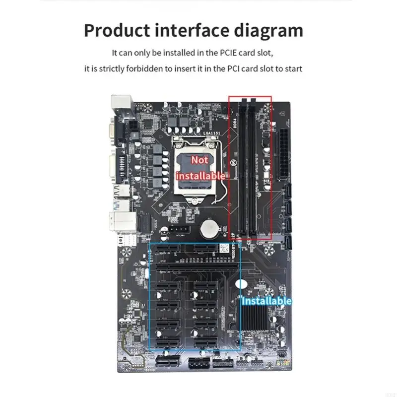 B0KF Convenient Installation USB3.0 Expansion Card 5Ports19PIN Power Connector Expand Device Connectivities Effortlessly
