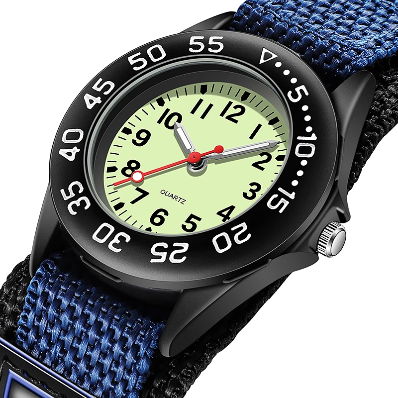 New Magic Nylon Strap Children's Watch Students Kids Sports Quartz Watch Japanese Movement Waterproof Boys girls Clock Timepiece 4