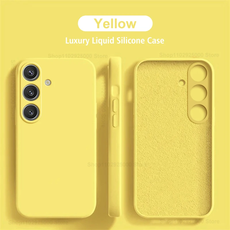 S24 S23 S22 Plus Ultra Case Original Liquid Silicone Phone Cases For Samsung Galaxy S24 S23 S22 Plus Ultra S24Ultra Soft Cover