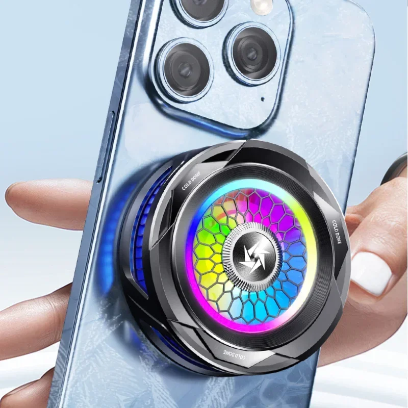 15W Mobile Phone Cooler Magnetic/ Back-clip 2 in 1 Semiconductor Freezable Ice Cooling Radiator