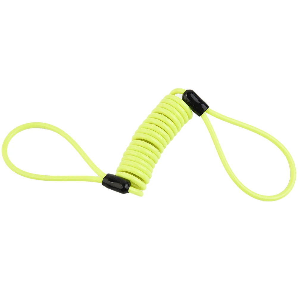 Easy to Use Security Solution Disc Lock Reminder Minder Cable Coil, Safeguard Your Motorcycle, Motorbike, Scooter