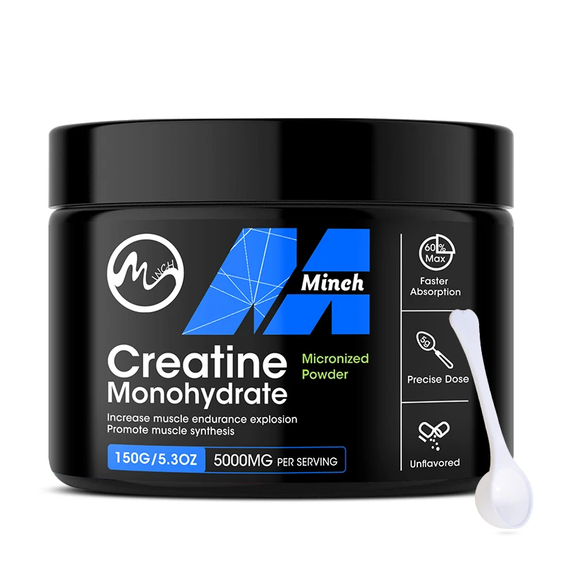 Minch Creatine Powder Capsules Creatine Muscle Builder for Men Women