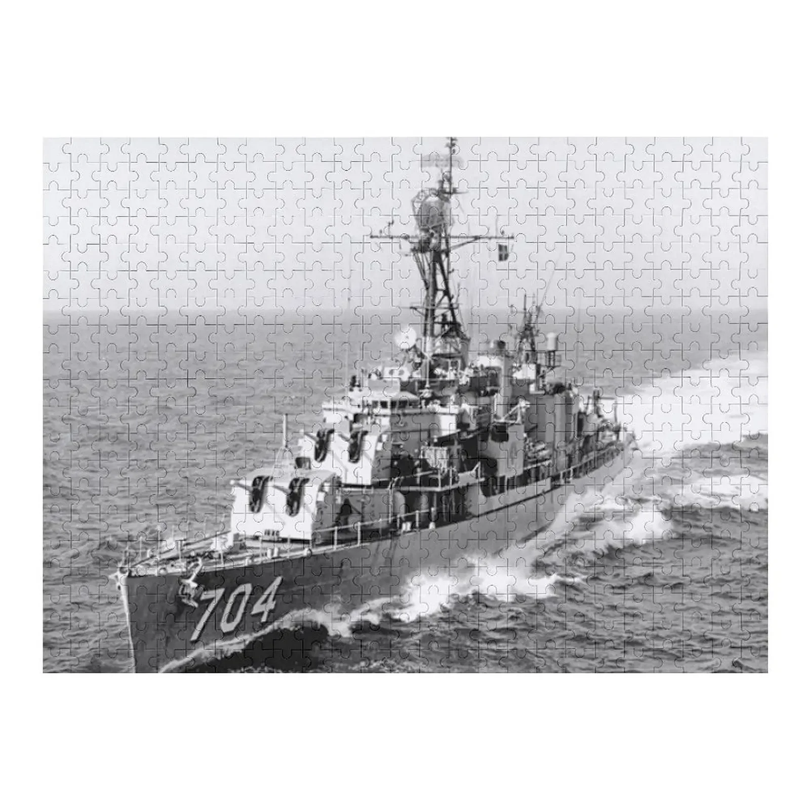 USS BORIE (DD-704) SHIP'S STORE Jigsaw Puzzle Custom Child Gift Custom Wooden Gift Puzzle uss cochrane ddg 21 ship s store jigsaw puzzle works of art customizable child gift jigsaw for kids puzzle