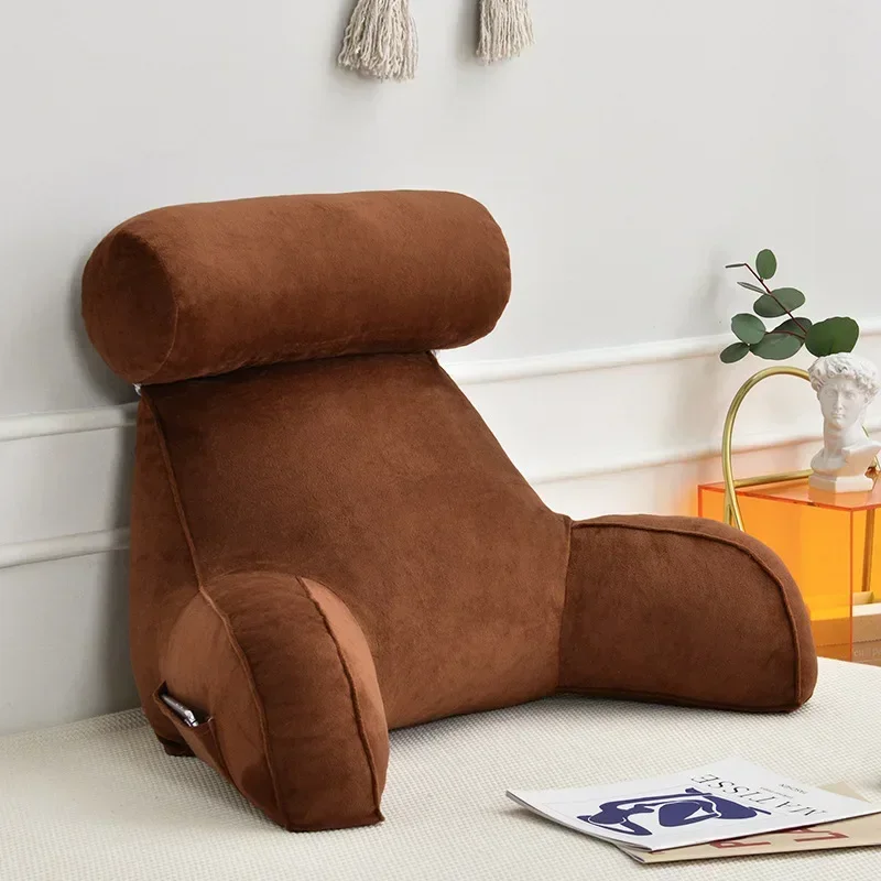 VERCART Coussin de Lecture, Oreiller Traversin Soutien Dorsal, Triangulaire Coussin à Coins