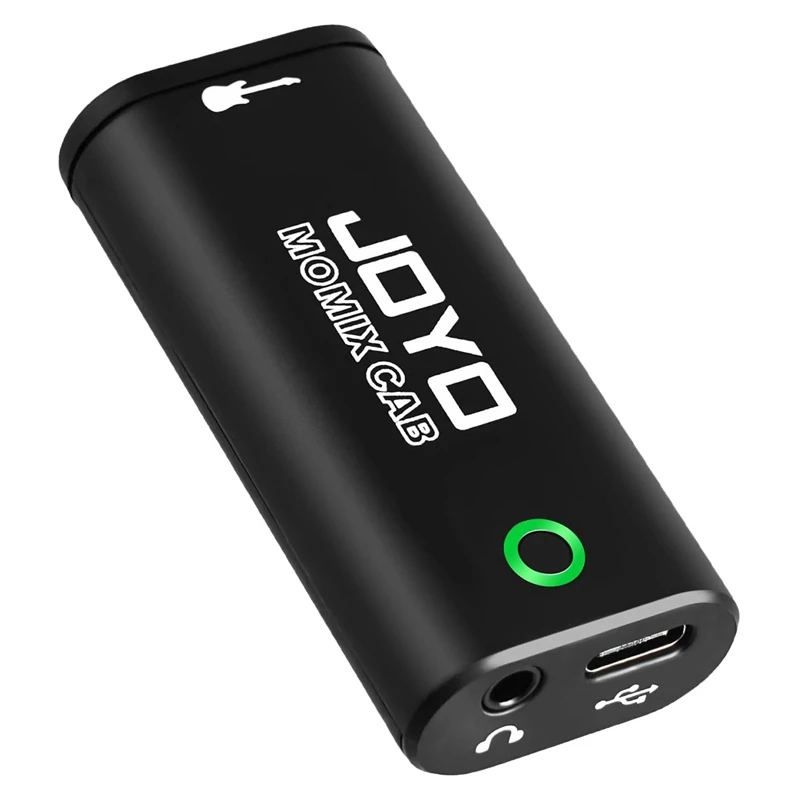 Joyo Momix Cab Guitar Sound Card Pocket Registrazione Interna Scheda Audio Per Lo Streaming Live Tramite Telefono E Laptop Plug & Play