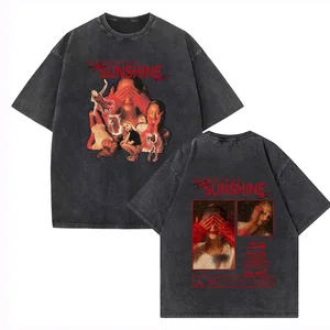 Ariana Grande Eternal Sunshine 2024 Shirts Harajuku Hip Hop Streetwear Cotton Vintage T-Shirts Ariana Grande Fans Gift