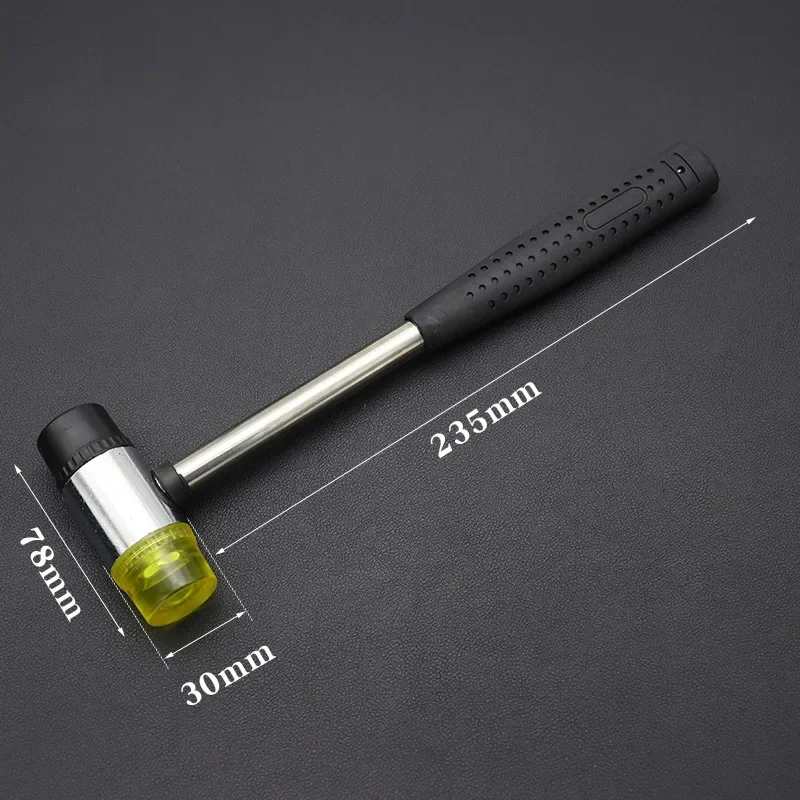 25mm 30mm 35mm 40mm Mini Hammer Nylon Head Mallet Hand Tool Non-Slip Handle Nylon Rubber Used As Wood Plastic Jewelry Crafts 4