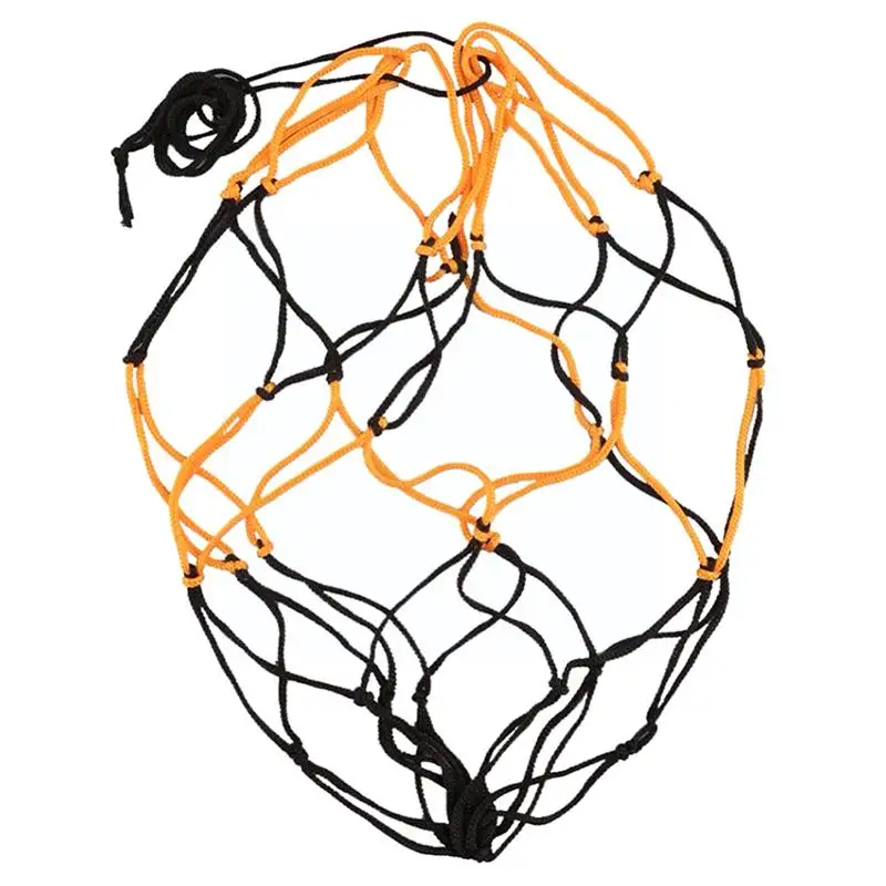 Ball Net Bag Net Bag Mesh For Soccer Ball Basketball Soccer Outdoor Football Standard Drawstring Volleyball Closure 3