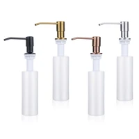 Kitchen Sink Soap Dispenser Lotion Storage Bottle Detergent Liquid Hand Wash Pump Stainless Steel Lotion Storage Bottle Supplies 1