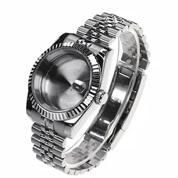Premium Sapphire Crystal Water-Resistant Watch Case with Gear Bezel Design for 36mm (2)