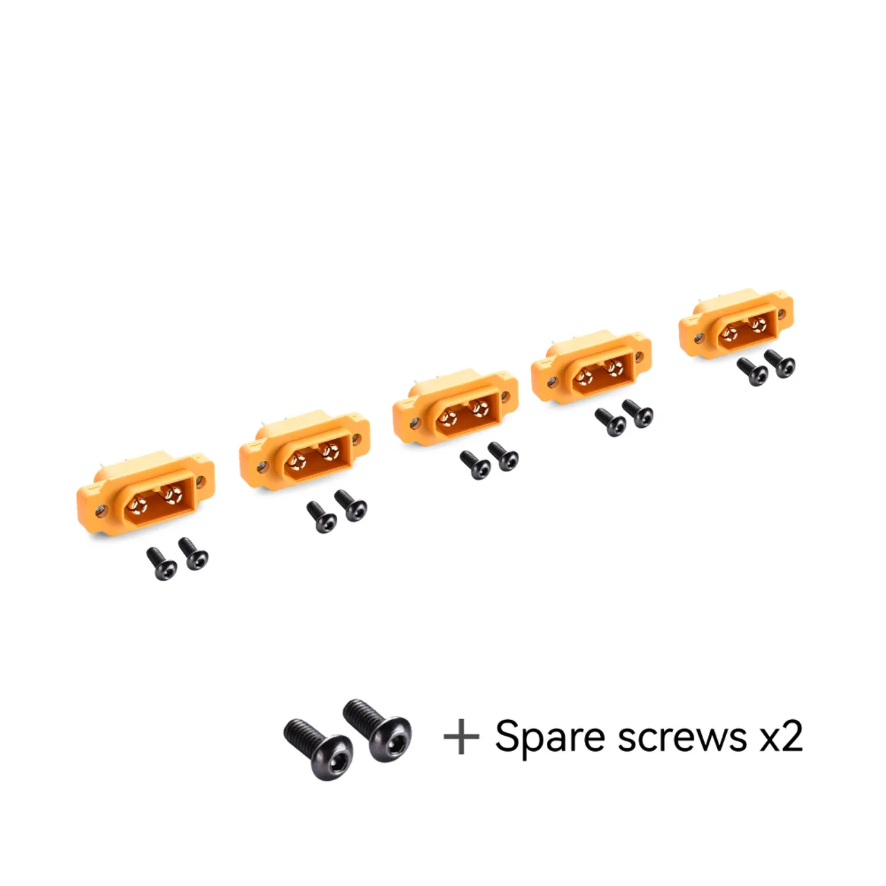 

Speedybee Amass XT60E1-M Fixed Male Power Connector (with Screws) for FPV/UAV
