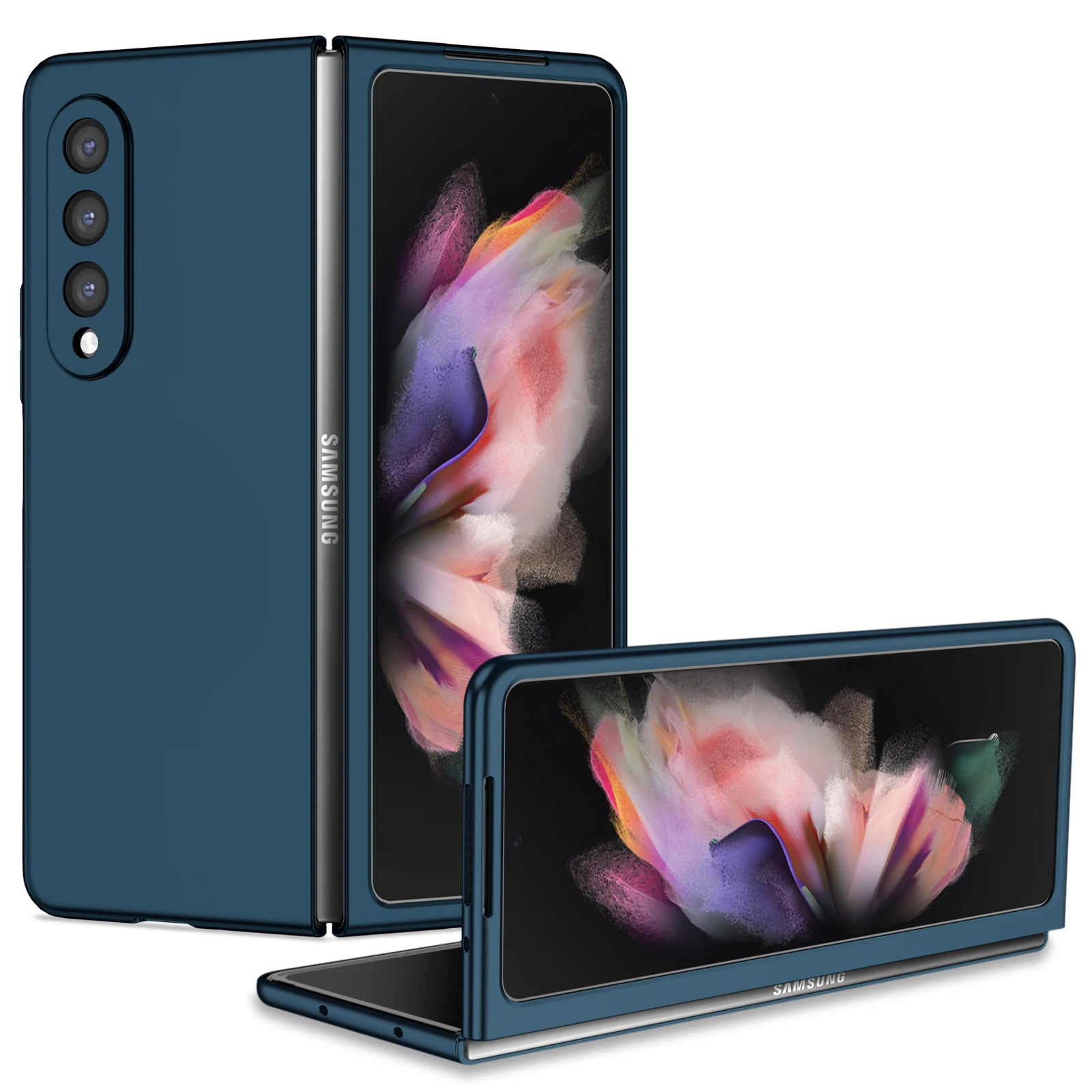 Per Samsung Z Fold3 Custodia Sottile Per Pc Anti-Fingeprint Per Samsung Galaxy Z Fold 3 Zfold3 Fold3 Accessori Per Telefoni Cellulari Capa