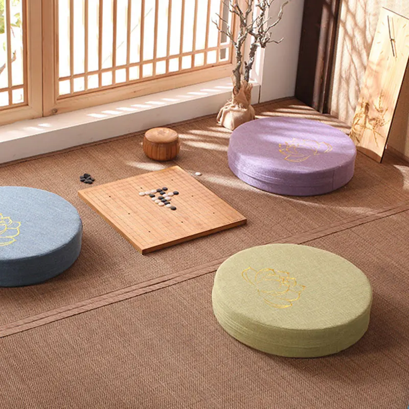 40X6Cm Yoga Meditate Hard Texture Cushion Removable Washable Backrest Pillow Japan Tatami Mattress Rugs Pouf Futon Seat Cushion