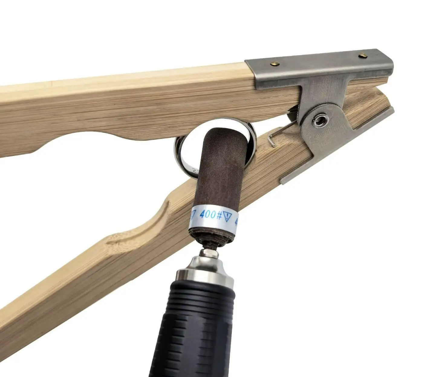 TECHNIQUE  8'' Ring Holder Wooden Ring Holding Clamp Jewelry Processing Holding Tool Outside Ring Holder Plier Polishing clamp