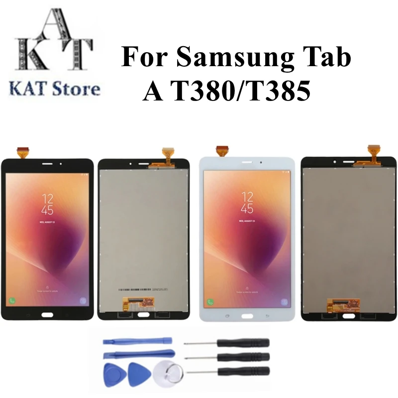 

Original For Samsung Galaxy Tab A T380 T385 LCD Touch Digitizer Assembly Replacement Part + Tools
