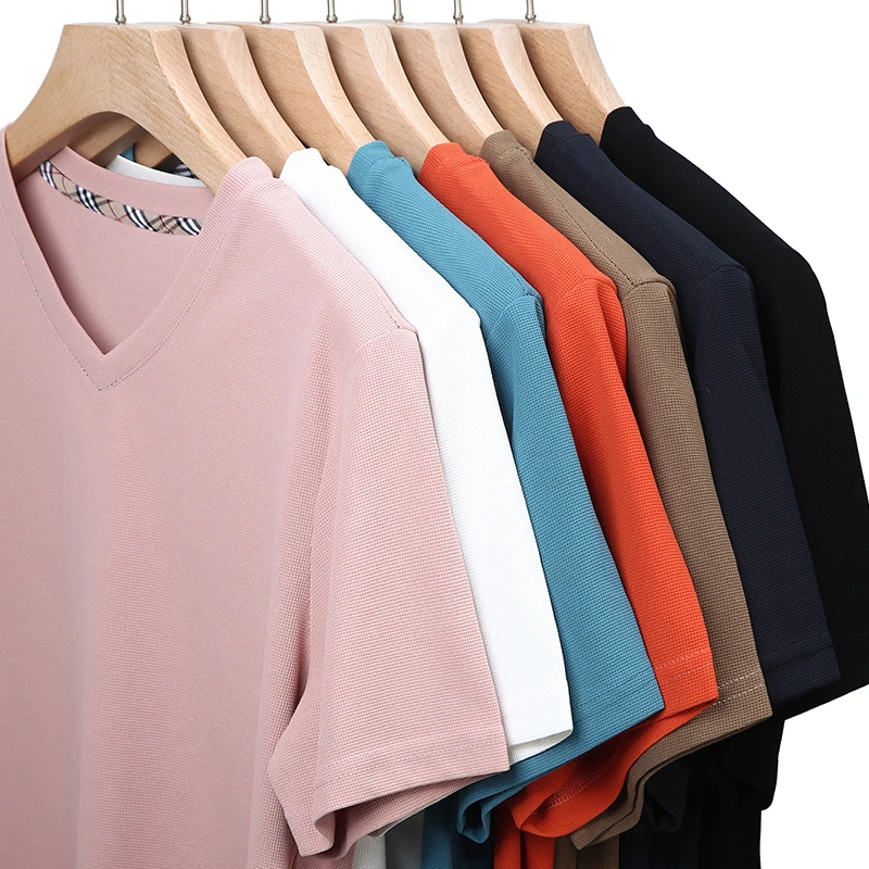 PlatiNum Waffle V-Neck T-Shirt Final Overview
