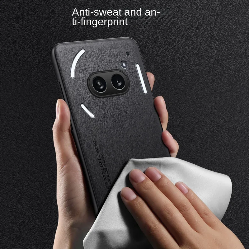 Fashionable Anti-Fingerprint Orange and Purple Leather Protective Case