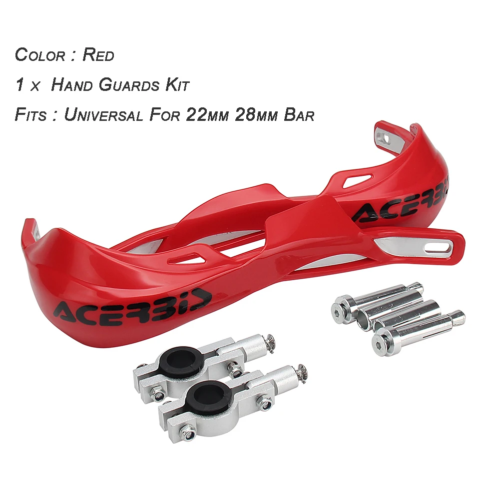 Universal Motorcycle Handguard Handlebar Shield for Off-Road and ATV Bikes