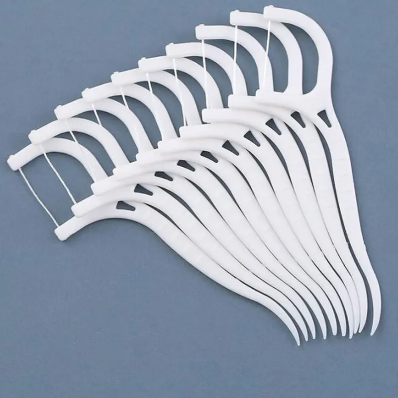 Dental Cleaning Tools Dental Floss 50/100pcs Toothpick Floss Interdental Tooth Cleaner Disposable For Adult Tooth Cleaning